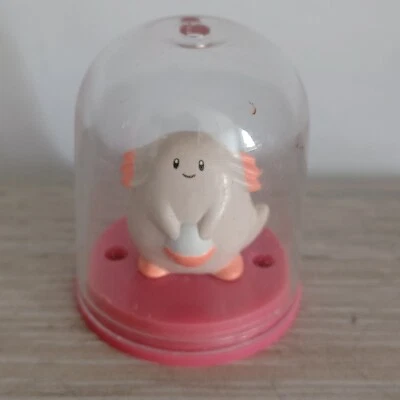 Figurine Nintendo Pokémon 2000 sous cloche - LEVEINARD - Socle rose 4,5 cm - Photo 1/2