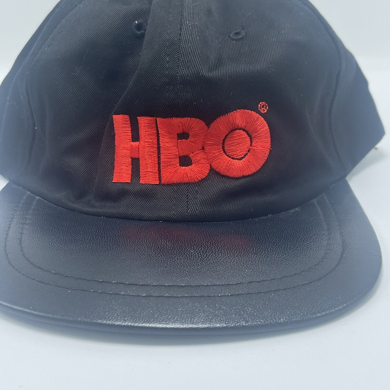 VINTAGE HBO  1995 Promotions Leather Bill OSFA St… - image 2