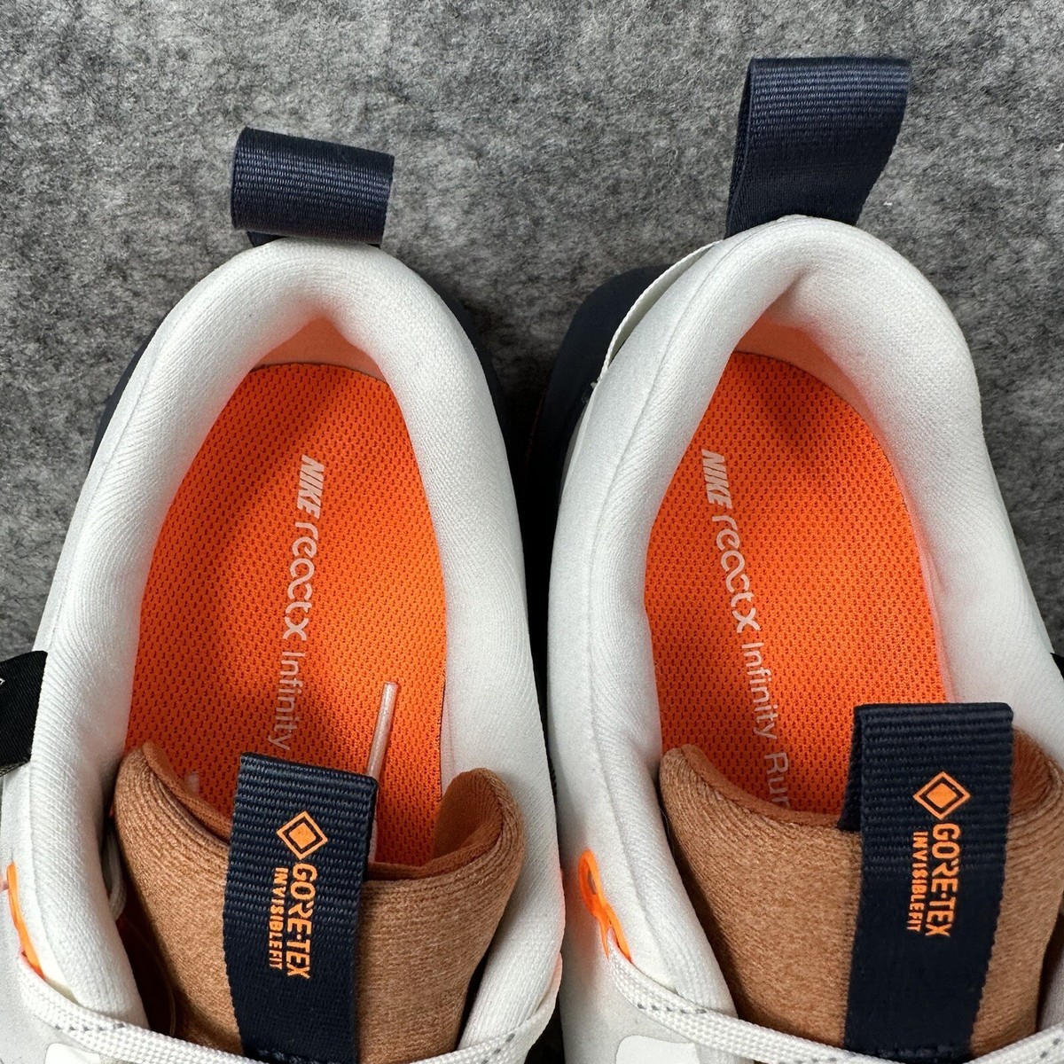 Nike React InfinityRN 4 GTX Running Shoes Men 10 Sail Orange 