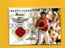 D13618 2001 Bowman Draft Futures Game Relics #FGRCG Chris George JERSEY 