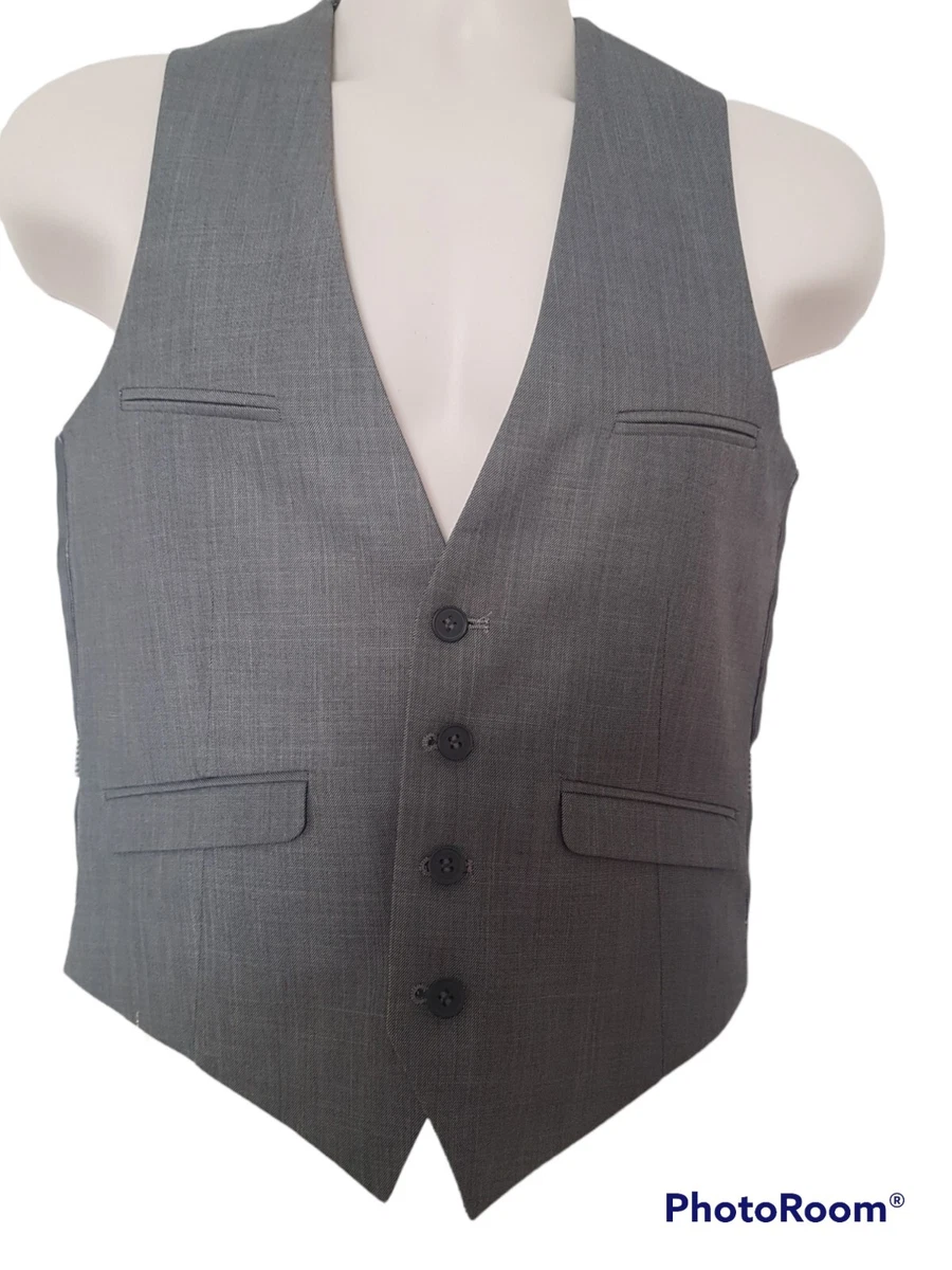 Grey Waistcoat Butler and webb Size 36