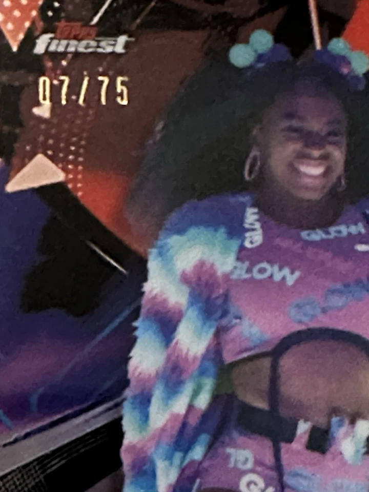 2021 Finest WWE NAOMI Rose Gold Refractor  /75 WWE Women’s Champion - Image 3 of 3