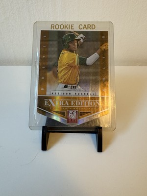2012 Elite Extra Edition - Addison Russell #1 (RC) Die Cut Gold /10