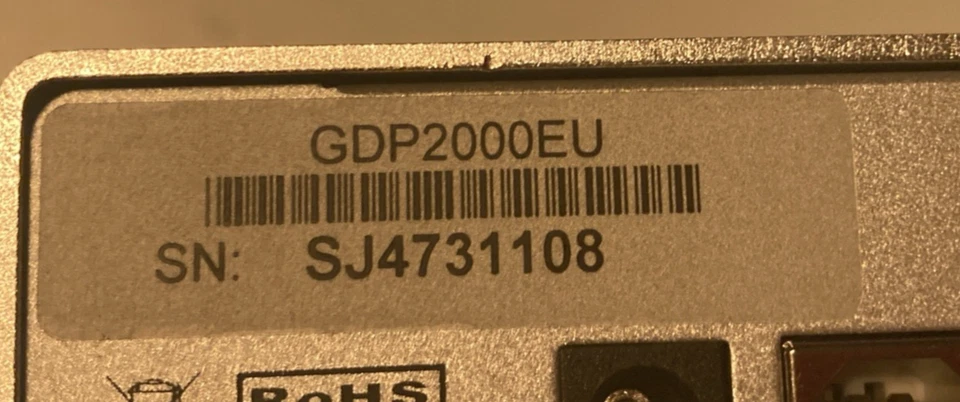 GreenDrive eSATA & USB 2.0 Hard Drive 2000GB GDP2000EU PC & Mac Compatible - Image 4 of 4