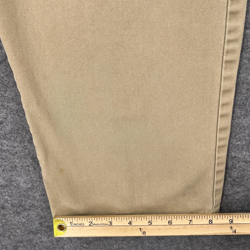 Dockers Pants Mens 34x32 Khaki D2 Easy Khaki Straight Fit Chino Twill Preppy - image 4 of 4