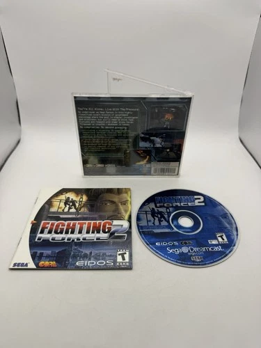 Fighting Force 2 (Sega Dreamcast) CIB w/Manual + REG CARD Tested Working