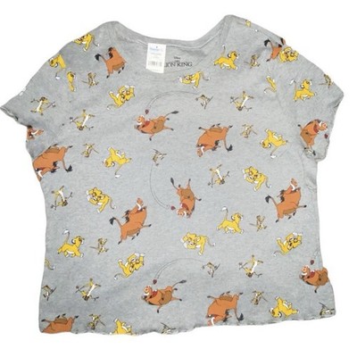 Lion King Simba, Timon and Pumba All Over Print Tee SizeXXXL