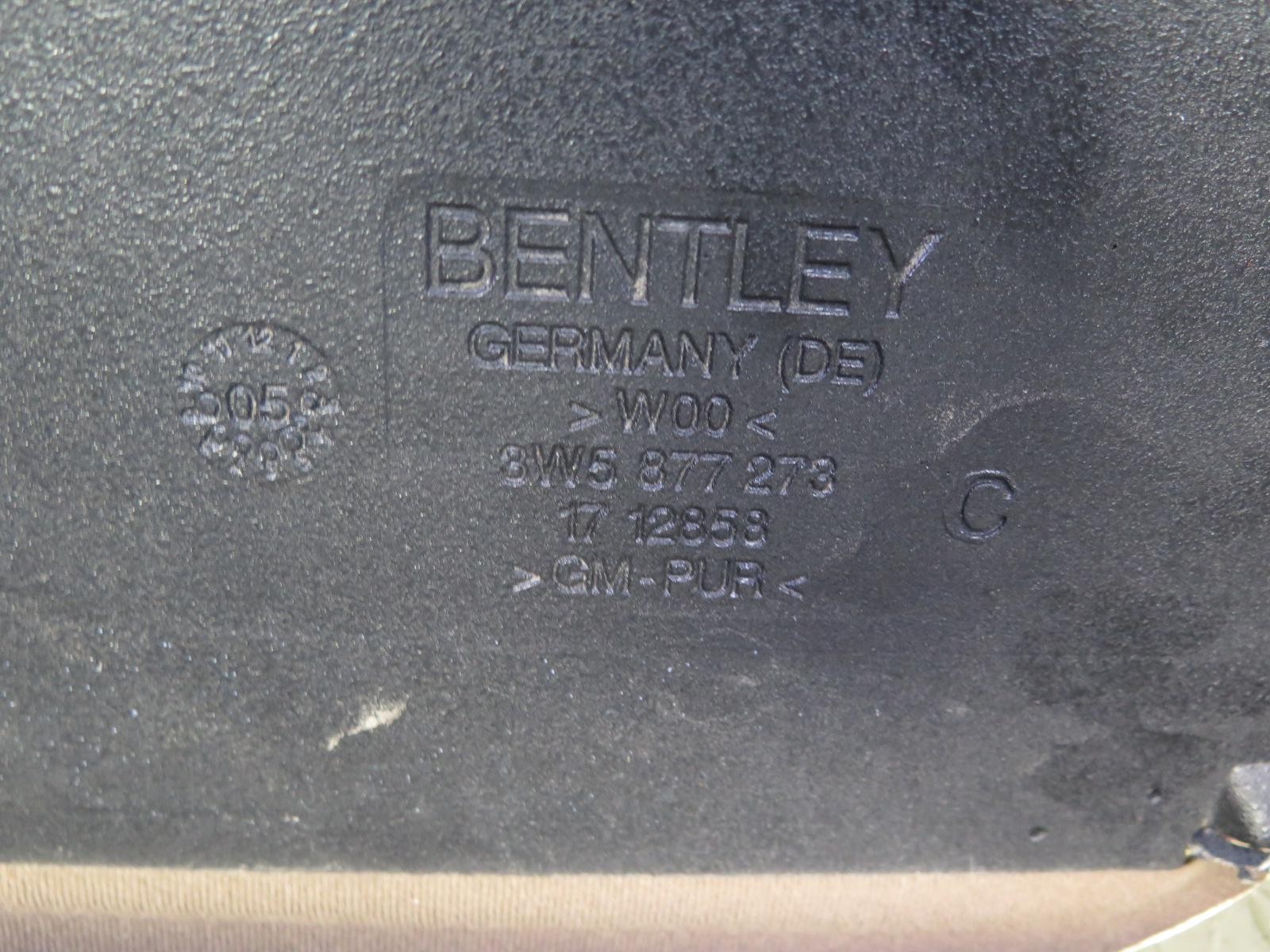 2006-2012 BENTLEY FLYING SPUR FRONT UPPER SUNROOF SHADE COVER