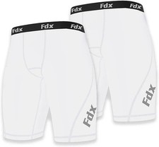 2 pack Mens Compression  Shorts Sports Briefs skin tight gym pants Base layers