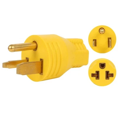 COPGGE NEMA 6-50P to 5-15R 5-20R 6-15R 6-20R 240V 50 Amp 3 Prong Male Plug Yellow