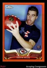 2013 Topps Chrome Orange Refractors #118 Travis Kelce RC ROOKIE CHIEFS
