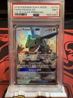 Pokemon PSA 9 MINT Rayquaza GX 177a/168 Premium Collection Promo Holo 177a 2018