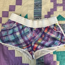 Vintage Y2K Booty Mini Short Shorts Low Rise OP Retro Preppy Sporty 2000s