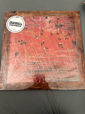 THE ALCHEMIST & ACTION BRONSON LAMB OVER RICE LP WHITE VINYL RED EXHIB. POSTER