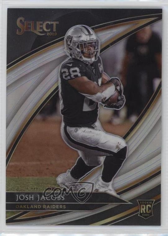 2019 Panini Select Field Level Silver Prizm Josh Jacobs #208 Rookie RC 15wb
