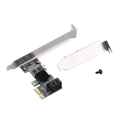 PCI Express to SATA3.0 2-Port SATA III Expansion Controller Adapter Card 6G