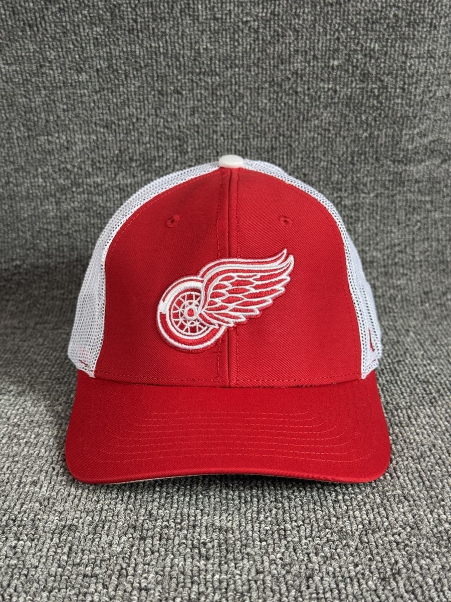'47 Brand Detroit Red Wings Trucker Snapback Red White One Size NHL Hat