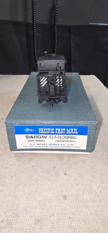 HO BRASS PFM D&RGW STEEL CABOOSE