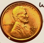 1942-S Lincoln Wheat Cent Penny GEM RED BU From an Original Bank Roll