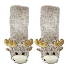 Kids    Funny Fuzzy Animal Slipper Socks, Cute Soft Non-Slip Warm Socks