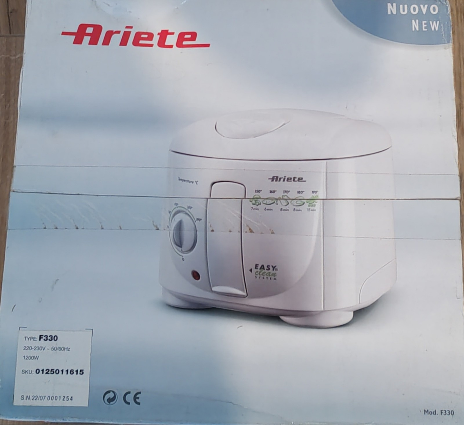 Friggitrice Ariete F330 Easy Clean: Addio Odori e Sporco in Cucina