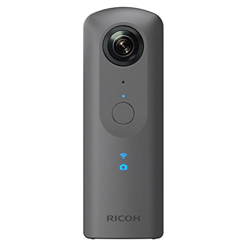 Ricoh 910725 Theta V 14MP 4K Wi-Fi Bluetooth 360° Spherical Camera - Black