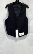 Calvin Klein Męska kamizelka garniturowa Huxley Czarna 100% Wełna Fabrycznie nowa z metką Rozmiar 42 REG