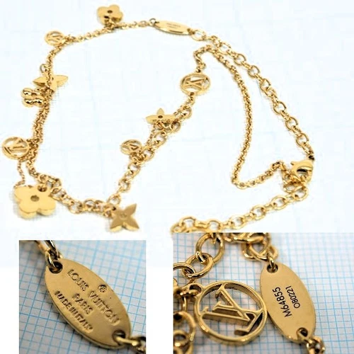 LOUIS VUITTON（LV） LOUIS VUITTON Collier Blooming M64855 Collana Oro Accessori Donna