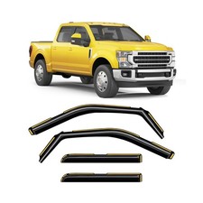 in-Channel Window Rain Guard for Ford F150 2015-2020 SuperCrew Fit for Ford ...