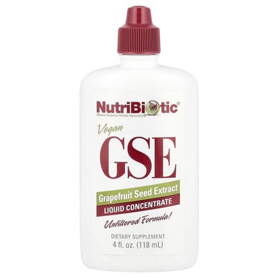 Vegan GSE, Grapefruit Seed Extract, Liquid Concentrate, 100 mg, 4 fl oz (118 ml)