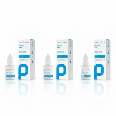 Peclavus Podo Med Spirulina Lotion 3 x 20 ml - Pflegende Nagellotion