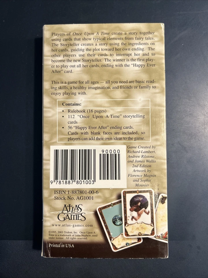 Once Upon A Time The Storytelling Card Game: From a Game Collector’s Estate - Image 2 of 4