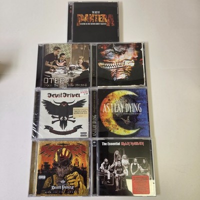 Heavy Metal CD Lot 7 Pantera Slipknot Iron Maiden FFDP Otep DevilDriver