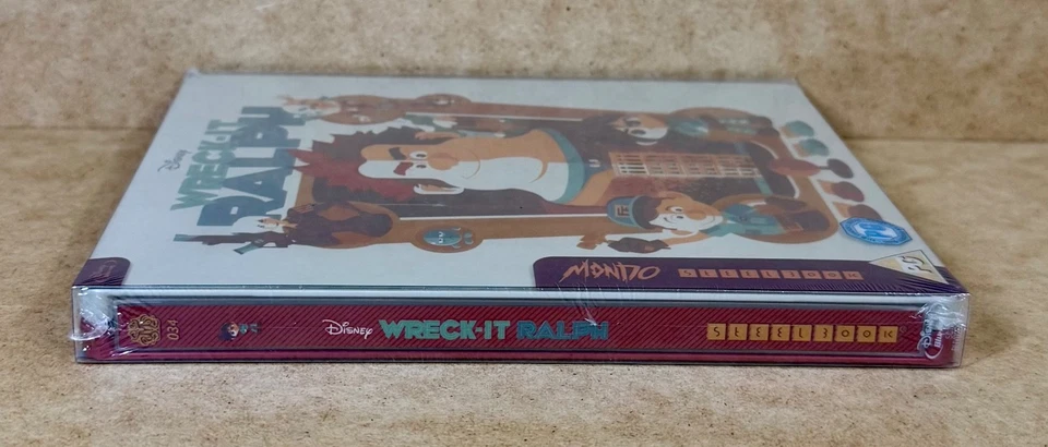 DISNEY'S WRECK IT RALPH - UK EXCLUSIVE MONDO ARTWORK BLU RAY STEELBOOK - NEW - Image 3 of 4