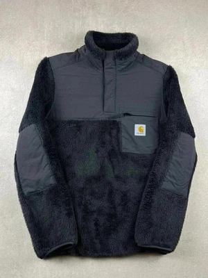 Polaire Carhartt Jackson Sweat - Pullover Half Snap jacket rétro Fleece sherpa - Photo 1/4
