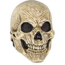 Ghoulish Man Skull Full Head Mask Halloween Costume Horror Ghoulish