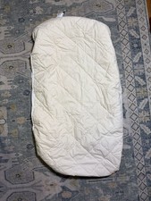 Sealy Baby Organic Cotton Quilted Waterproof Crib Mattress Pad Protector