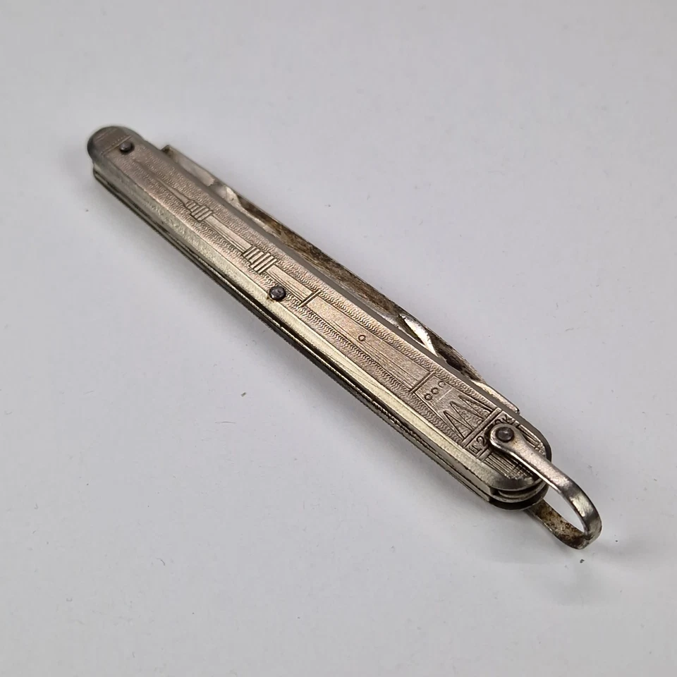 Navaja de Bolsillo Plegable Soviética Vintage Recuerdo Cohete Vostok Gagarin URSS Retro Foto 3 de 4