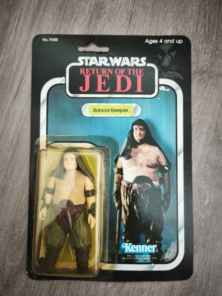 Figura Star Wars Kenner 3,75” Rancor Keeper 1983, Return of the Jedi,sin abrir