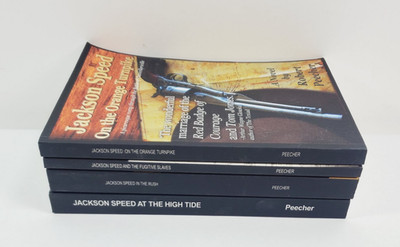 Lot of 4 The Jackson Speed Memoirs Books by Robert Peecher Paperback