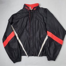 Vintage ASICS Gore-Tex Pink  Black Full Zip Running Jacket Size L Reflective