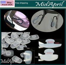 Eyeglass NOSE PADS Rectangle High Quality SILICONE push in eye glass US Seller