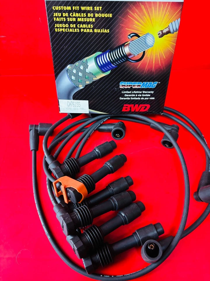 Комплект проводов свечей зажигания BWD подходит для CH76155 97-98 Cadillac Catera 3,0 л-V6 - Изображение 2 из 4