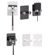 4-Pack Razor Holder Shower Hook Waterproof Self Adhesive Wall Mount for Bathroom