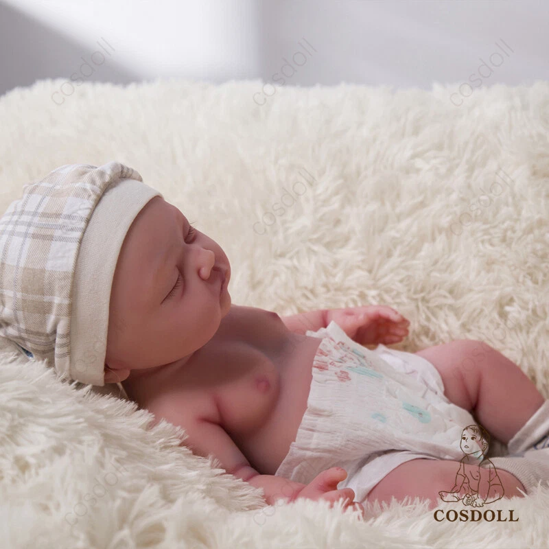 Poupée Reborn – MG Melissa Georges 'Le Chagrin' – Bébé Réaliste 62 Cm – Silicone