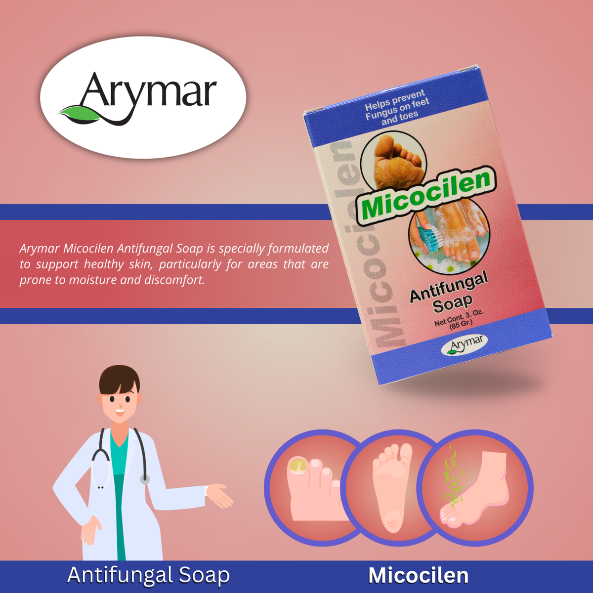 Pevaryl 1% Polvere Cutanea Trattamento Micosi, 30 G - Foto 9