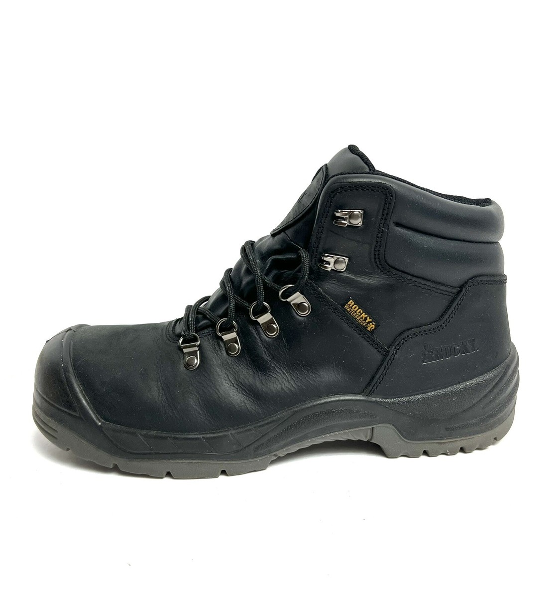 Rocky Mens 6” Hiker Waterproof Comp Toe Boot Black Size 11 M Rocky Enforcer 6” Composite Toe Public Service Boot – Rocky  main image 2