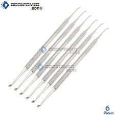 6 Cleoid Discoid Excavator 89/92 De Dental Instruments