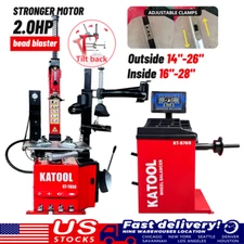 2.0hp Motor 110v Power Tire Changer KT-T850 & Wheel Balancer KT-B760 Combo