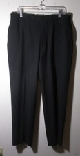 BROOKS BROTHERS Blue Wool Flat Dress Pants Size 35X31